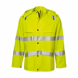 TOPSWEDE 9394 Rain Jacket Hi-Vis Fluorescent yellow