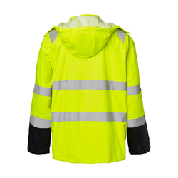TOPSWEDE 180 Rain Jacket Hi-Vis Fluorescent yellow/black