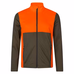 SEELAND Elliot fleece Pine Green/Hi-Vis Orange