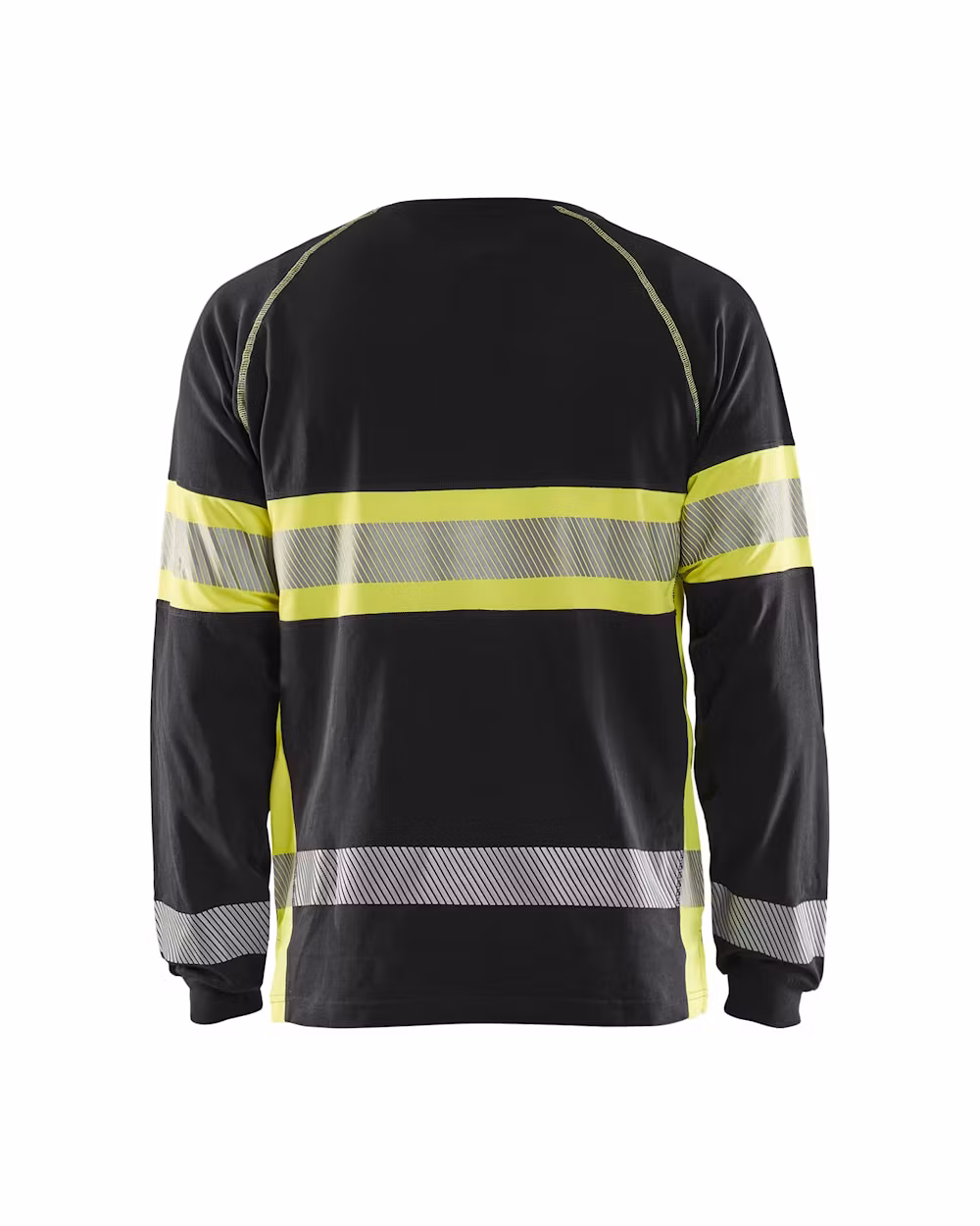 BLÅKLÄDER Långärmad T-shirt Varsel Sv/Varselgul