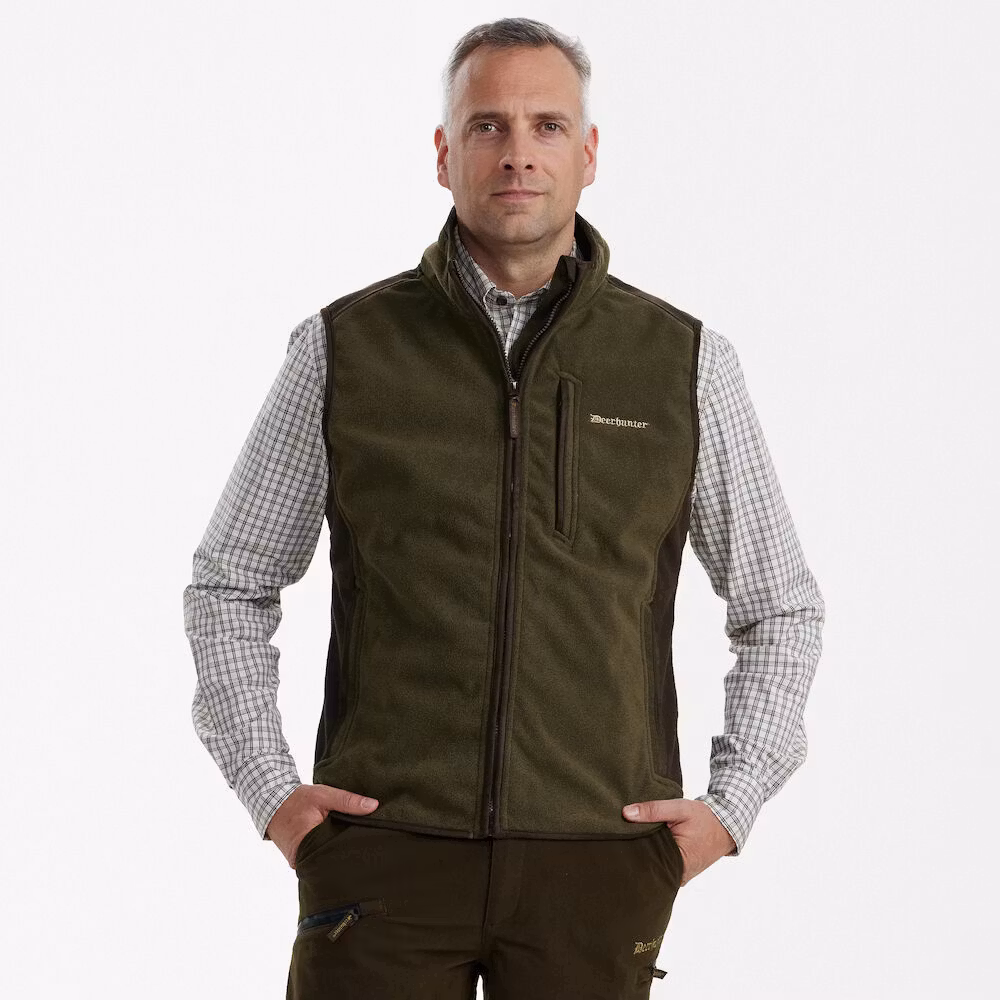DEERHUNTER Gamekeeper Bonded Fleece Waistcoat