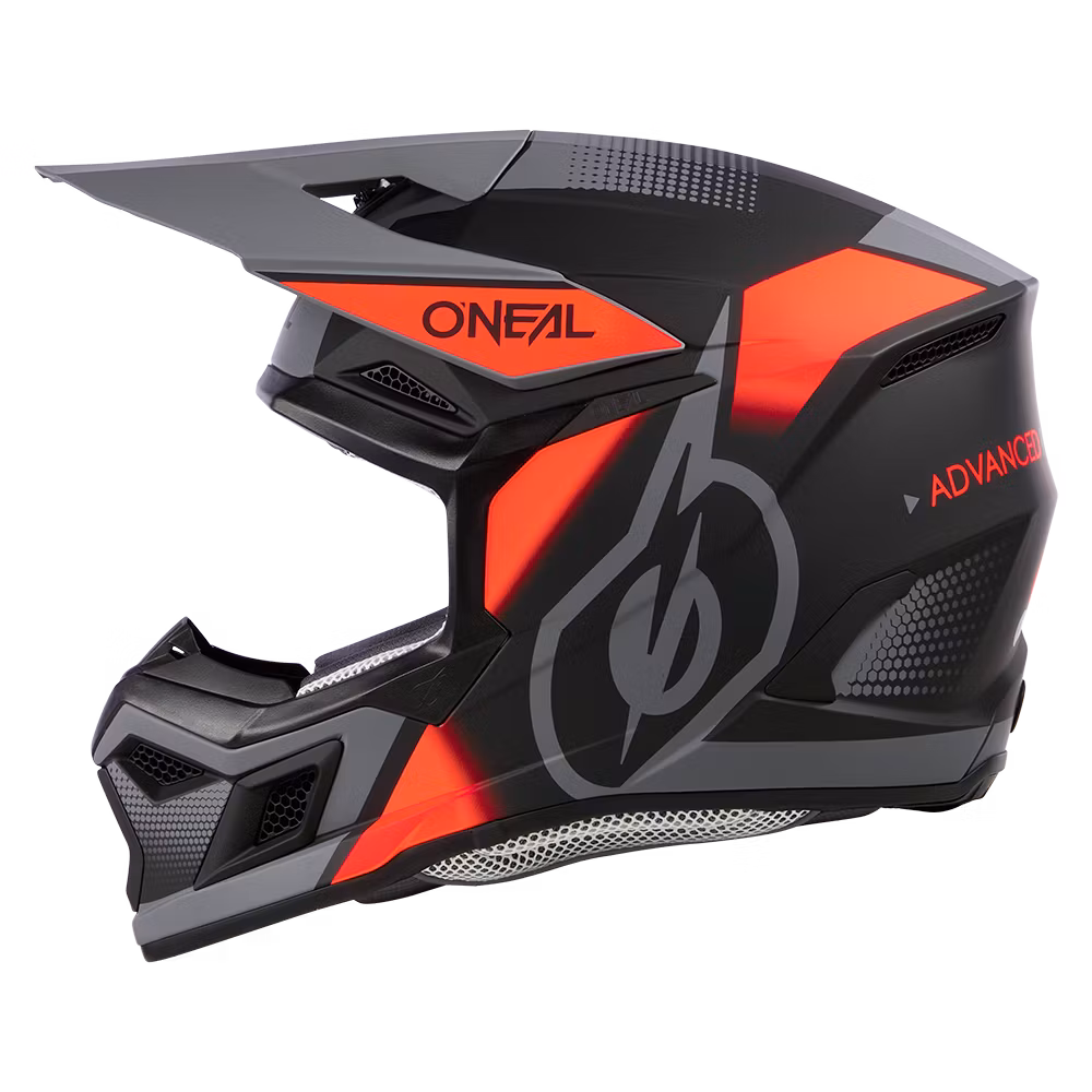 O'NEAL 3SRS Helmet Vision Black/Red/Gray