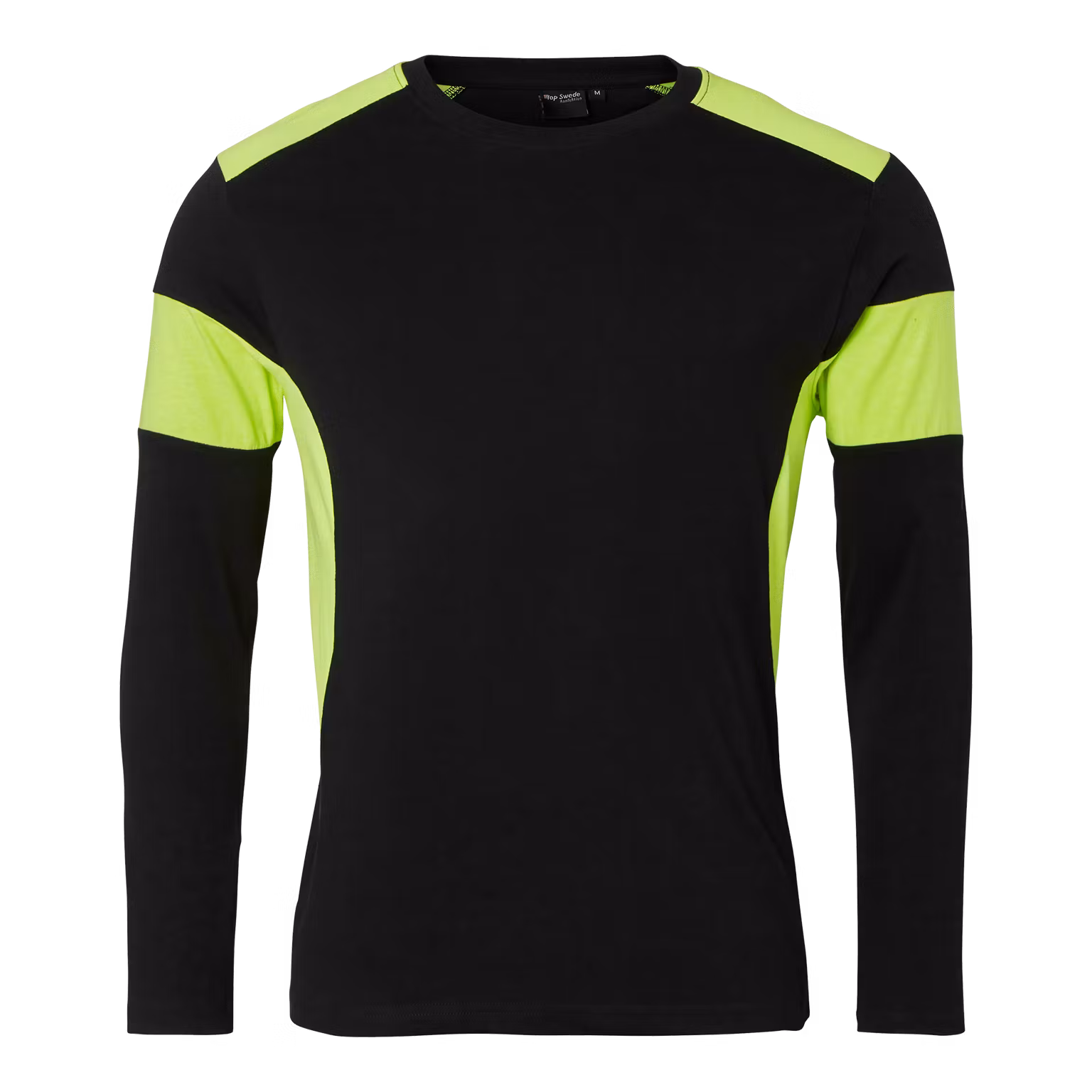 TOPSWEDE 212 T-shirt Black/fluorescent yellow - L