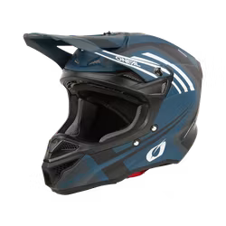 O'Neal 5SRS Polyacrylite Helmet SPIKE blue/white