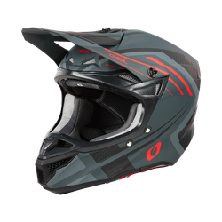O'Neal 5SRS Polyacrylite Helmet SPIKE gray/red