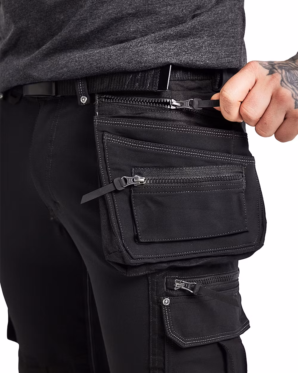BLÅKLÄDER Hantverksbyxa 4-vägsstretch X1900 Svart