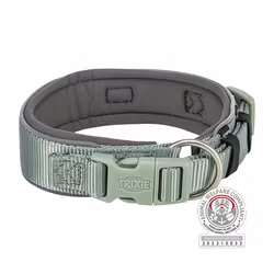 TRIXIE Premium halsband, X-bred, sage/grafit