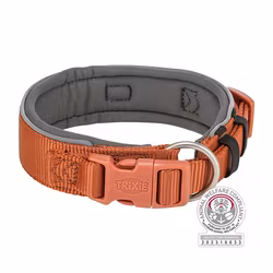 TRIXIE Premium halsband, X-bred, rost/grafit