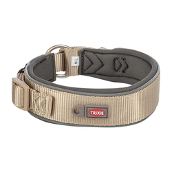 TRIXIE Premium halsband, X-bred, sand/grafit