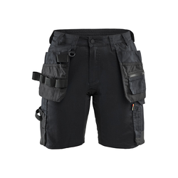 BLÅKLÄDER Hantverksshorts Stretch Dam - Svart