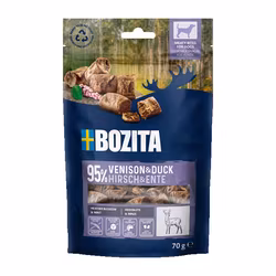 BOZITA Snacks Meaty Bites Venison & Duck Hundgodis 70g