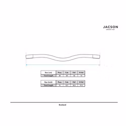 JACSON Pannband Kristall Rosé svart