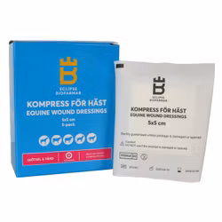 ECLIPSE BIOFARMAB Kompress för häst 5x5 cm 5-pack