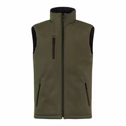 CLIQUE Padded Softshell Vest Fog Green