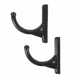 HANSBO SPORT Svarta Gummikrokar 2-pack