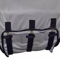 HANSBO SPORT Flugtäcke m. hals Bug Silver