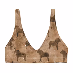 Bikini Top - Dalahästar - Nougat