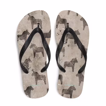 Flip-Flops - Dalahästar - Lera