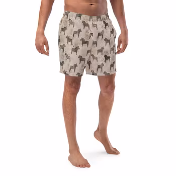 Badshorts - Dalahästar - Lera