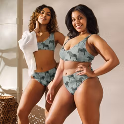 Bikini High Waist - Dalahästar - Melon