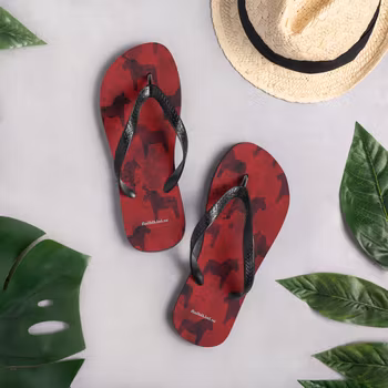 Flip-Flops - Dalahästar - Lingon