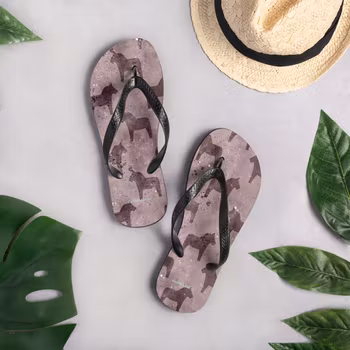 Flip-Flops - Dalahästar - Lila