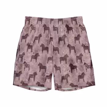Badshorts - Dalahästar - Lila