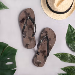 Flip-Flops - Dalahästar - Choklad