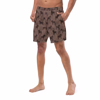 Badshorts - Dalahästar - Choklad