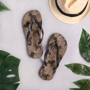 Flip-Flops - Dalahästar - Brownie