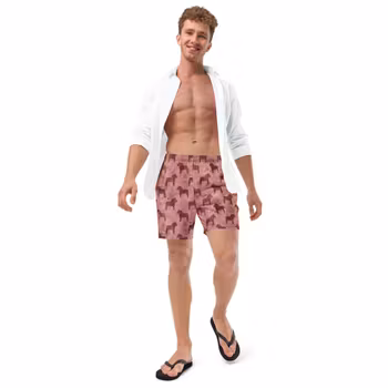 Badshorts - Dalahästar - Hallon