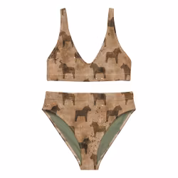 Bikini High Waist - Dalahästar - Nougat