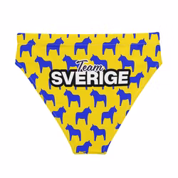 Bikinitrosa - Sverigehästar - Gul/Blå | "Team Sverige"