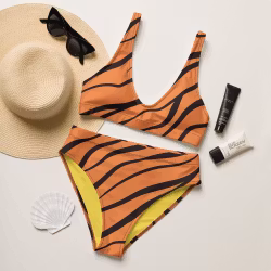 Bikini High Waist - Tiger