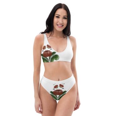Bikini High Waist - Kurbits - vit