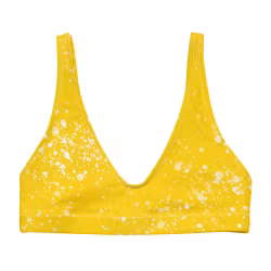 Bikini Top - Gul splatter