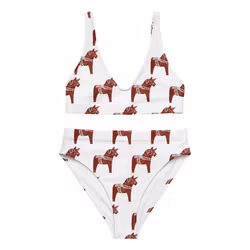 Bikini High Waist - Dalahästar - Unicorn