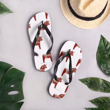 Flip-Flops - Dalahästar - Unicorn