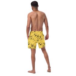 Badshorts - Splatter - Gul/svart