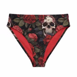 Bikinitrosa - Roses & Skulls