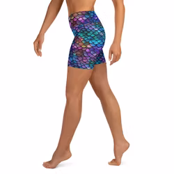 Bikini/Yoga Shorts - Sjöjungfru