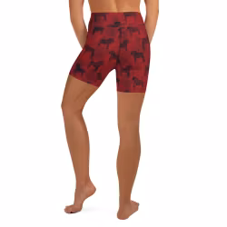 Bikini/Yoga Shorts - Dalahästar Lingon