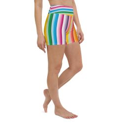 Bikini/Yoga Shorts - Regnbåge