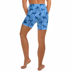Bikini/Yoga Shorts - Dalahästar Blå