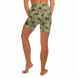 Bikini/Yoga Shorts - Dalahästar Grön
