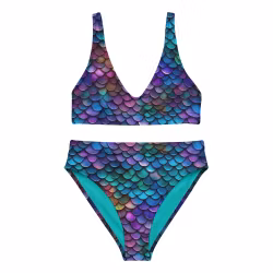 Bikini High Waist - Sjöjungfru