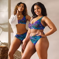 Bikini High Waist - Sjöjungfru