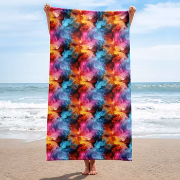 Handduk 150x75 cm - Smokey Hot