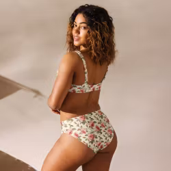 Bikini High Waist - Rose Rose