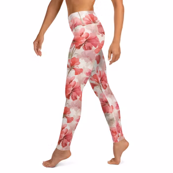 Yoga Leggings - Pelargon